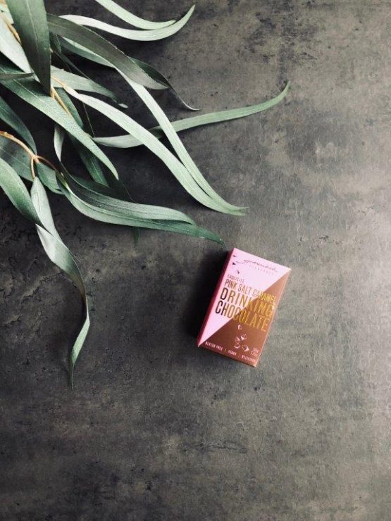 Grounded Pleasures - Drinking Chocolate, Pink Salt Caramel (50g)