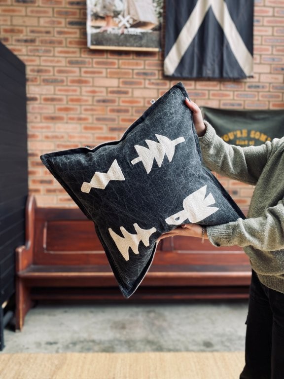 pago-pony-rider-elements_cushion_black-55x55cm pago-pony-rider-elements_cushion_black-55x55cm