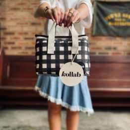 Kollab - Lunch Box, Black Check