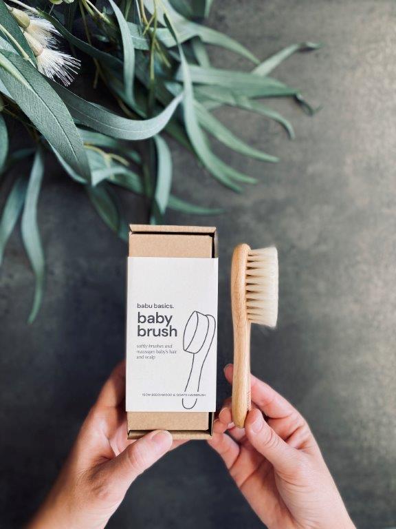 Babu - Wooden Baby Hairbrush
