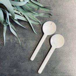 Resin Salad Server (25.5cm), Ivory