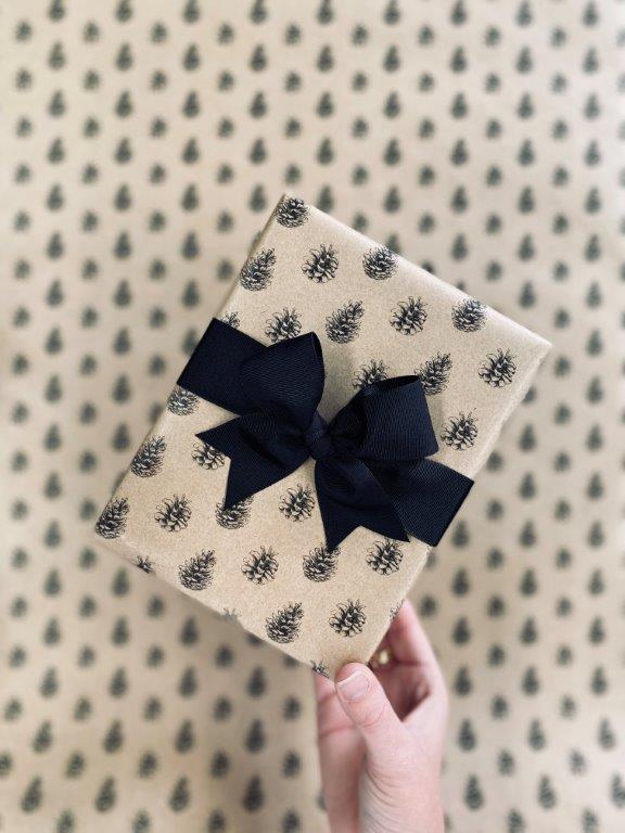 Signature Xmas Pinecone Wrapping Paper (No Charge) - Image 3