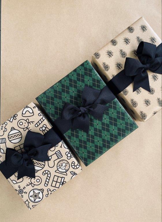 Signature Xmas Pinecone Wrapping Paper (No Charge) - Image 4